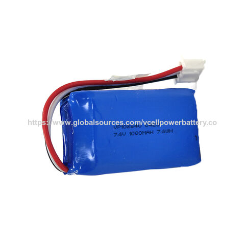 Baterai Li-Polymer Isi Ulang VCELL/OEM VP102540 7.4V 1000mAh Kepadatan Energi Tinggi dengan PCM untuk Tablet PC