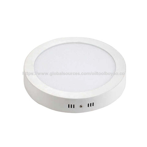 Aluminium LED Panel Leuchte für Innenbereich, Aufputzmontage, 6W 12W 18W 24W, Runde/Quadratische Bauform, Direkt vom Hersteller aus China