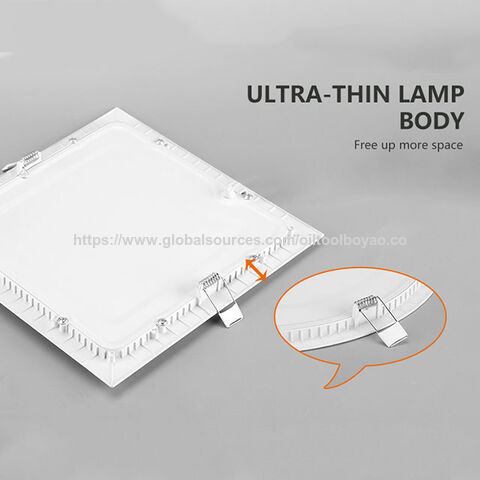 18W LED Einbaupanel Deckenleuchte Innenbeleuchtung Ultradünnes LED Panel Quadratische Aufbauleuchte Einbau