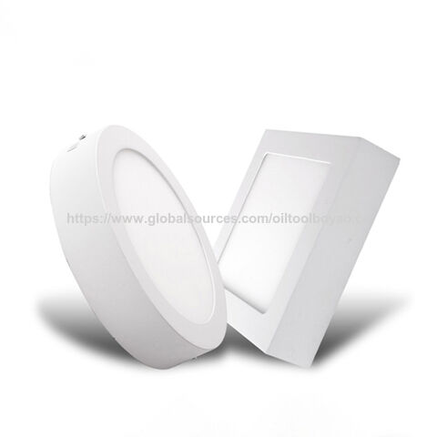 Aluminium LED Panel Leuchte für Innenbereich, Aufputzmontage, 6W 12W 18W 24W, Runde/Quadratische Bauform, Direkt vom Hersteller aus China
