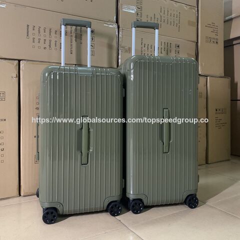 Venta caliente Maleta con ruedas para cabina de PC Juego de equipaje plegable Maleta de viaje Maleta de lujo Rmow Diseñador Carcasa dura Marco de aluminio
