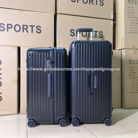 Venta caliente Maleta con ruedas para cabina de PC Juego de equipaje plegable Maleta de viaje Maleta de lujo Rmow Diseñador Carcasa dura Marco de aluminio