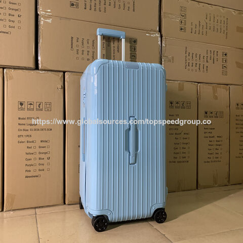 Venta caliente Maleta con ruedas para cabina de PC Juego de equipaje plegable Maleta de viaje Maleta de lujo Rmow Diseñador Carcasa dura Marco de aluminio