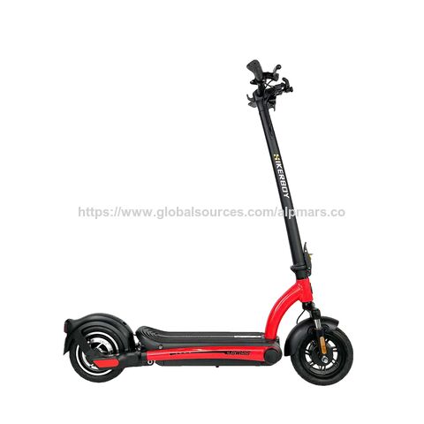 500W Lithium Batterie 2-Rad Elektroroller, Klappbarer E-Scooter in 5 Farben für Pendler