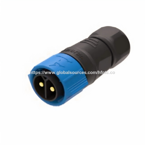 Connecteur étanche M25 autobloquant 4 broches 6 conducteurs 5 conducteurs 3+3 conducteurs 3+2 conducteurs 50A Connecteur de batterie nouvelle énergie mâle et femelle 2+2 conducteurs