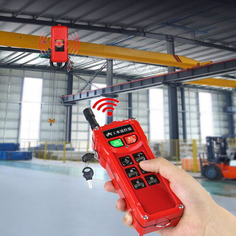Control Remoto Inalámbrico RF Personalizado de 8 Canales FSK 420-450MHz para Grúa Torre Industrial, Polipasto, Cabrestante con Triple Protección