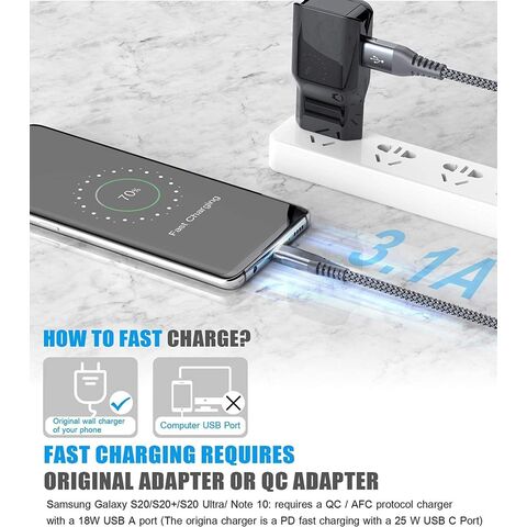 Cable USB 3.1 Tipo C al por mayor, cable de carga USB C metálico con trenzado