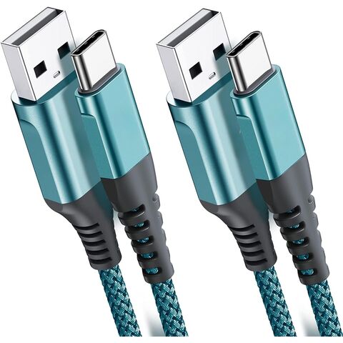 Cable USB 3.1 Tipo C al por mayor, cable de carga USB C metálico con trenzado