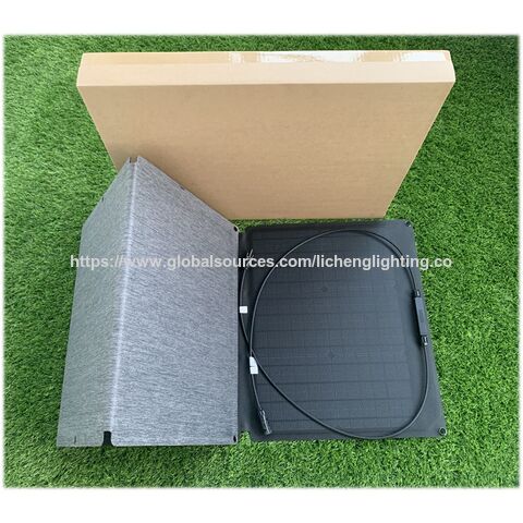 Paneles Solares Monocristalinos Portátiles de 520W a Precio de Fábrica para Exteriores, Panel Solar Plegable para Emergencias