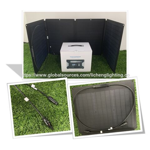 Paneles Solares Monocristalinos Portátiles de 520W a Precio de Fábrica para Exteriores, Panel Solar Plegable para Emergencias
