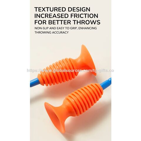 Juguetes para niños: dardos de silicona con ventosa para deportes al aire libre, dardos de goma suave con disco flexible para lanzar y divertirse