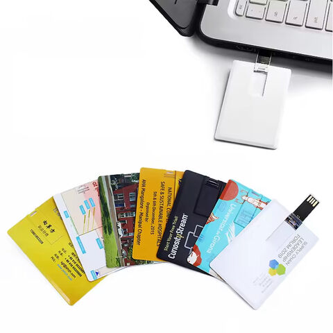 Vollfarb-Logo USB 3.0-Flash-Laufwerk mit wasserdichtem Kreditkarten-Design, 4 GB bis 64 GB Speicherkapazität für Werbegeschenke