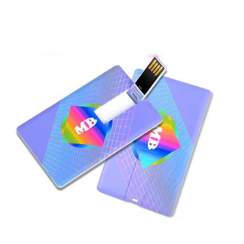 Vollfarb-Logo USB 3.0-Flash-Laufwerk mit wasserdichtem Kreditkarten-Design, 4 GB bis 64 GB Speicherkapazität für Werbegeschenke