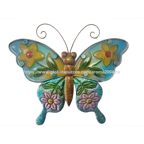 Ornement animalier en métal OEM, décoration murale de lézard pour la maison et le bureau