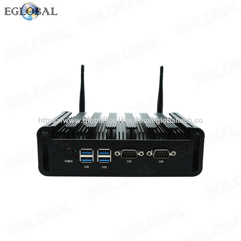 Mini PC al por mayor 10th Core I3 10110U 2*LAN 2*COM 2*HD DP Pantalla 16GB DDR4 RAM M.2 SSD 256GB PC industrial robusto Barebone