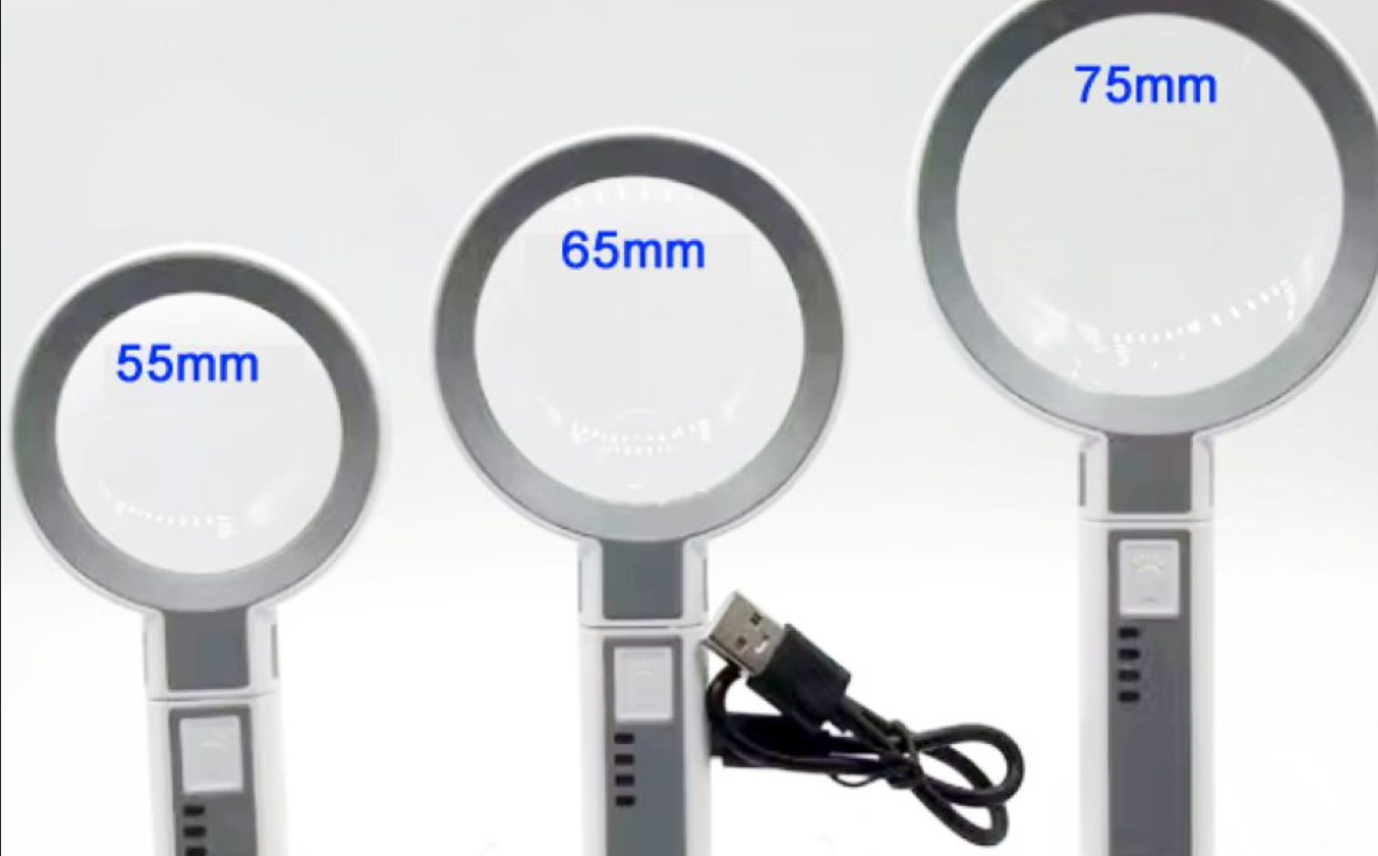 Mp Led Magnifier Buy China Wholesale Type-c Charge 14-18 Led Lights Magnifier With Build ...