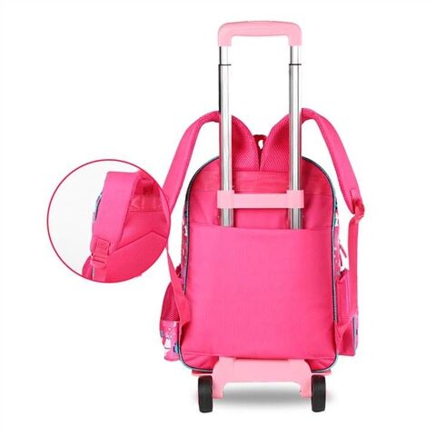 Factory Price Children School Bag with Detachable Trolley For Study