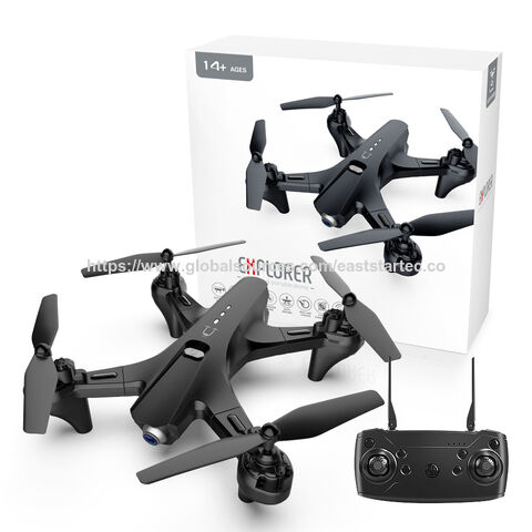 طائرة بدون طيار مع كاميرا WiFi 1080P للبالغين والأطفال؛ طائرة رباعية RC للتحكم بالإيماءات الصوتية مع بطارية معيارية لتحليق طويل