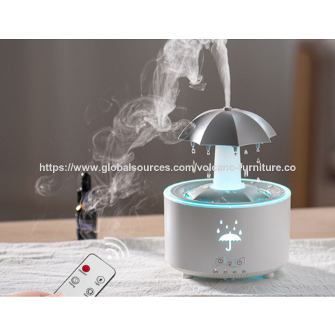 Humidificador ultrasónico aromaterapia por mayor con control remoto, difusor de aceites esenciales con luz ambiental LED para hogar y dormitorio