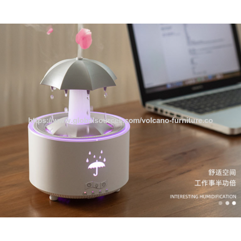 Humidificador ultrasónico aromaterapia por mayor con control remoto, difusor de aceites esenciales con luz ambiental LED para hogar y dormitorio