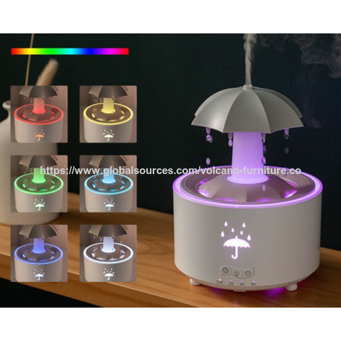 Humidificador ultrasónico aromaterapia por mayor con control remoto, difusor de aceites esenciales con luz ambiental LED para hogar y dormitorio