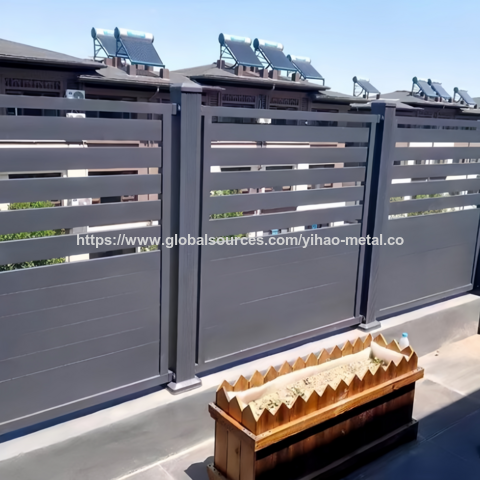Valla Antigua China Nueva para Privacidad, Reja, Barandilla de Balcón de Hierro Artístico de Aluminio, Barandilla de Aleación de Aluminio, Puerta de Patio de Villa