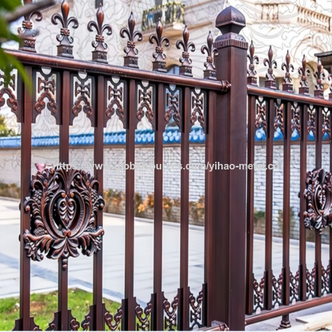 Valla de Privacidad para Jardín de Villa de Arte en Aluminio de Shanghái - Cobertizo de Aleación de Aluminio para Patio con Sustancia Pymaling de Madera Plástica para Exteriores