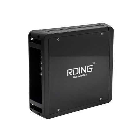 Amplificateur DSP Voiture 4 Canaux Professionnel avec Égaliseur 31 Bandes, Contrôle par Application Bluetooth et Entrées USB/Optique/Coaxiale (12V)
