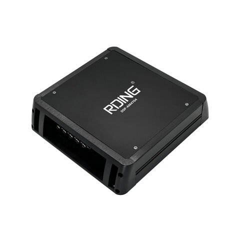 Amplificateur DSP 4 canaux avec sortie RCA 7 canaux, supporte la musique USB, BT intégré pour le contrôle APP, supporte l'entrée coaxiale/optique avec égaliseur 31 bandes