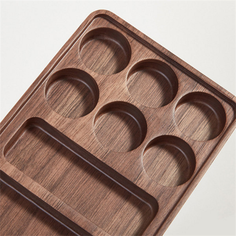 Boîte à Bijoux Personnalisée en Bois à Deux Niveaux avec Compartiments Individuels pour Bagues, Colliers et Grandes Pièces - Fabrication sur Mesure