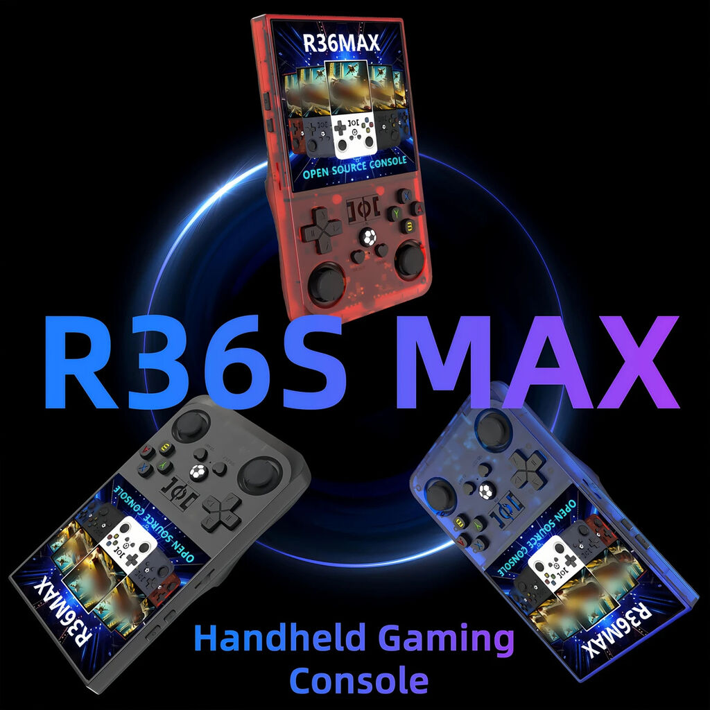 2025 Hot Sale R36 Max Video Game Player Portable 4.0 Inch Linux System ...