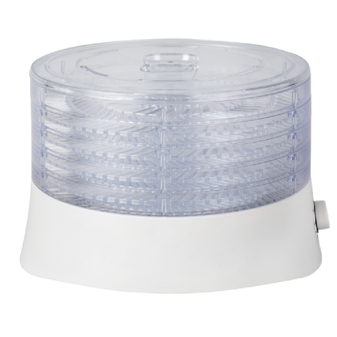 Deshidratador de Alimentos al por Mayor, Deshidratador de Alimentos para Mascotas DIY, Control de Temperatura 35-70℃, Secador de Carne, Verduras y Frutas, 5 Bandejas PS, Secador de Aire de 280W