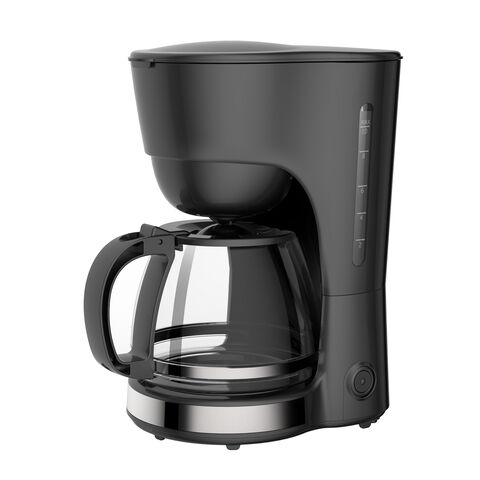 Cafetera al por mayor 10 tazas, máquinas de café de goteo automático con apagado automático, 1.25L con tanque de agua transparente