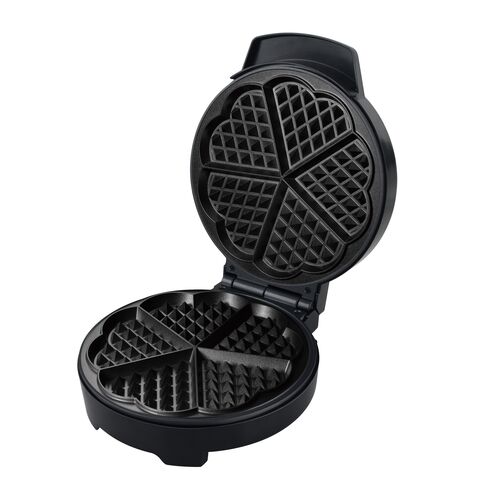 Neuer elektrischer 5-Scheiben-Herz-Waffelautomat 1000W mit spezieller Platte, elektrischer Waffelbereiter für das Frühstück, ideal für B2B