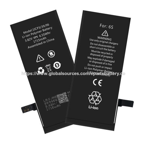 Batería de alta calidad para móvil iPhone 6s 1715mAh 3.82V para batería de iPhone
