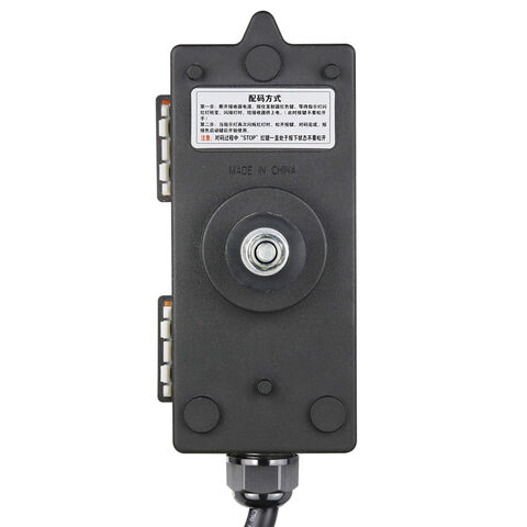 Control Remoto Inalámbrico RF Personalizado de 8 Canales FSK 420-450MHz para Grúa Torre Industrial, Polipasto, Cabrestante con Triple Protección