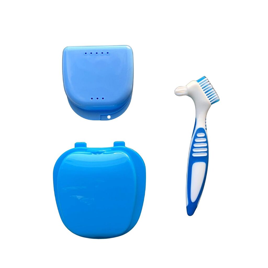 Denture Cleaning Invisible Braces Brush Cleaning Brush Convenient to Carry High-Quality Short Double-Sided Brush Head Toothbrush