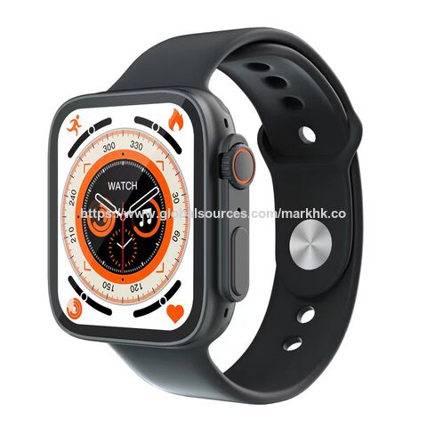 Smartwatch IPS de 2.01" para Android e iOS con monitor de frecuencia cardíaca y oxígeno en sangre, pantalla táctil completa + codificador + botón + sensor de movimiento