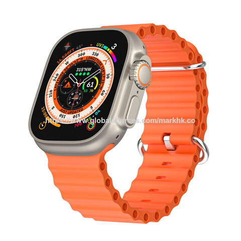 Smartwatch IPS de 2.01" para Android e iOS con monitor de frecuencia cardíaca y oxígeno en sangre, pantalla táctil completa + codificador + botón + sensor de movimiento