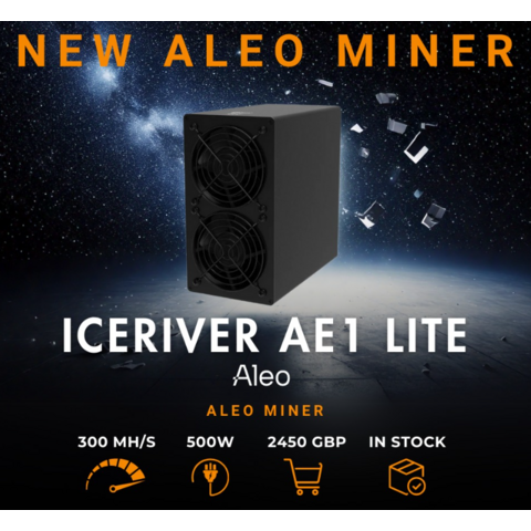 Fabrikpreis ASIC & Leiser IceRiver AE1 Lite für Home & Small-Scale Mining