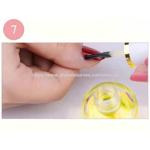 Esmalte de uñas, base transparente, aceite abrillantador, aceite abrillantador con calcio, aceite nutritivo para uñas