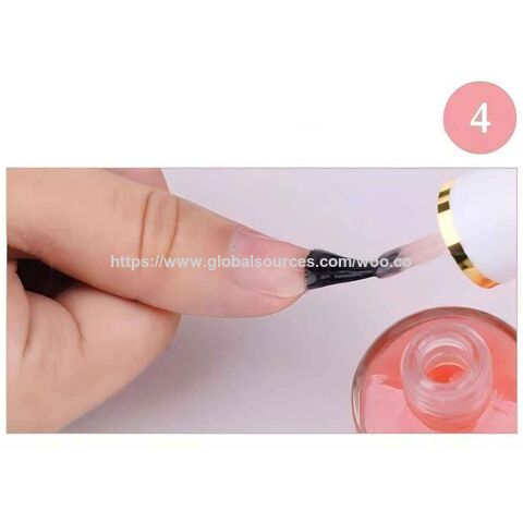 Esmalte de uñas, base transparente, aceite abrillantador, aceite abrillantador con calcio, aceite nutritivo para uñas