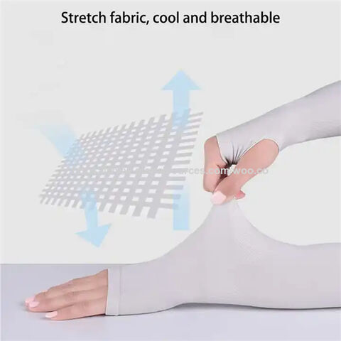 Individuell anpassbare Sublimations-Sonnenschutz-Armstulpen für Damen und Herren, ideal für Outdoor-Sportarten mit UV-Schutz.