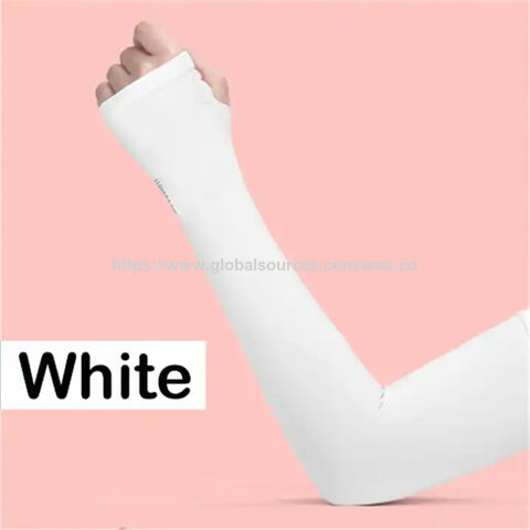 Individuell anpassbare Sublimations-Sonnenschutz-Armstulpen für Damen und Herren, ideal für Outdoor-Sportarten mit UV-Schutz.