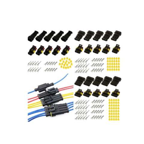 Conector automotriz AMP serie 1P2P3P4P5P6P 14AWG personalizado, enchufe impermeable macho y hembra, cable de alimentación, arnés de cableado