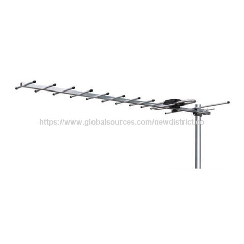 Antenne TV d'extérieur Yagi UHF numérique HDTV à prix d'usine du fabricant pour la transmission par câble TV