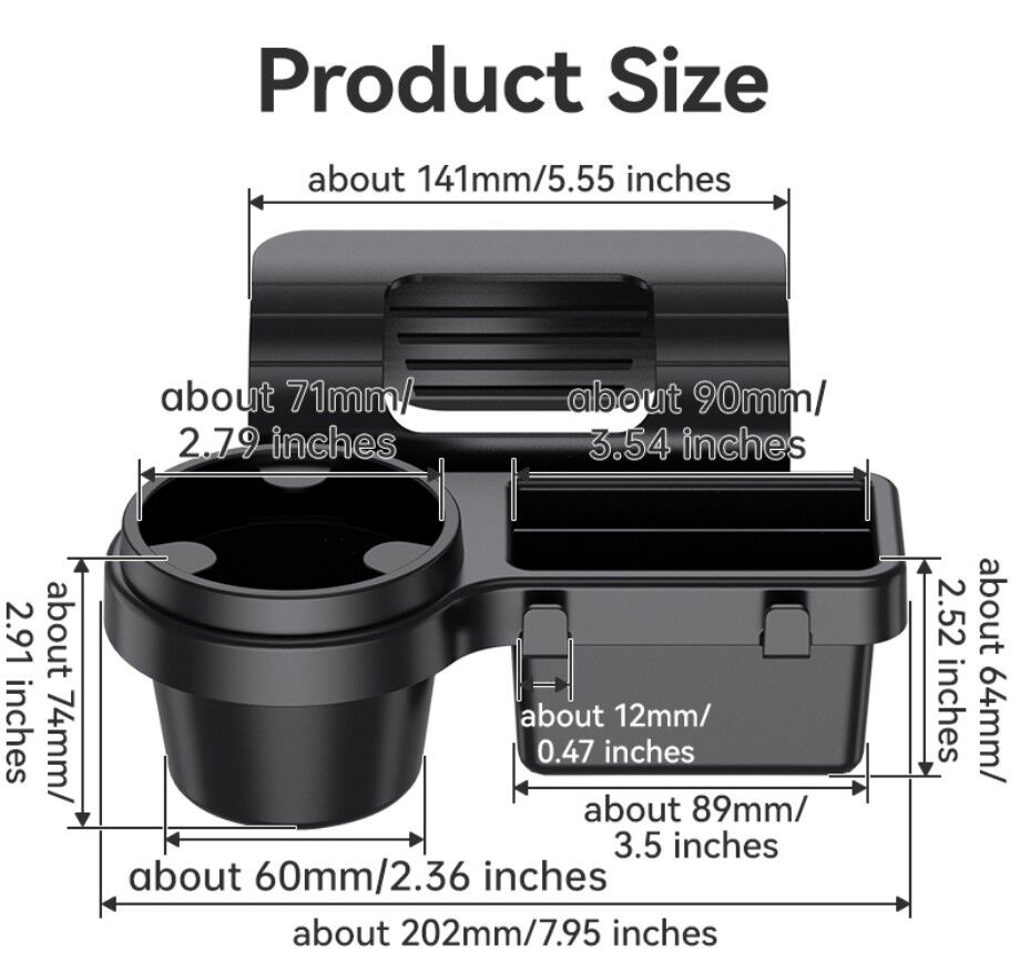 Wholesale 4-in-1 Car Window Organizer With Cup Holder, Phone Slot, Hook ...