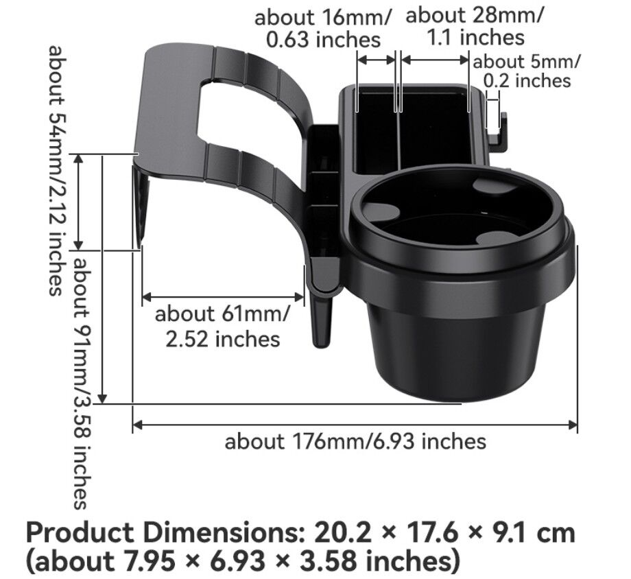 Wholesale 4-in-1 Car Window Organizer With Cup Holder, Phone Slot, Hook ...