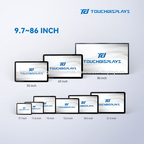 Monitor Táctil Capacitivo de 21.5 pulgadas, Mini Monitor LCD TFT Táctil de 10 pulgadas - Pantalla Táctil Industrial