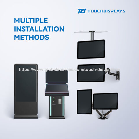 Monitor Táctil Capacitivo de 21.5 pulgadas, Mini Monitor LCD TFT Táctil de 10 pulgadas - Pantalla Táctil Industrial